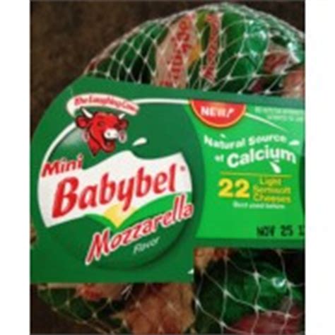 Reduced fat cheese, dutch cheese, baby bel light. The Laughing Cow's Mini Babybel Mozzarella Cheese ...