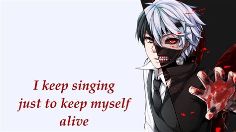 Nightcore ~ Keep Myself Alive Lyrics Youtube