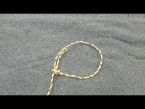 For climbing applications the slip knot is used to tie gear to an anchor or tie off point. how to tie a slip knot - YouTube