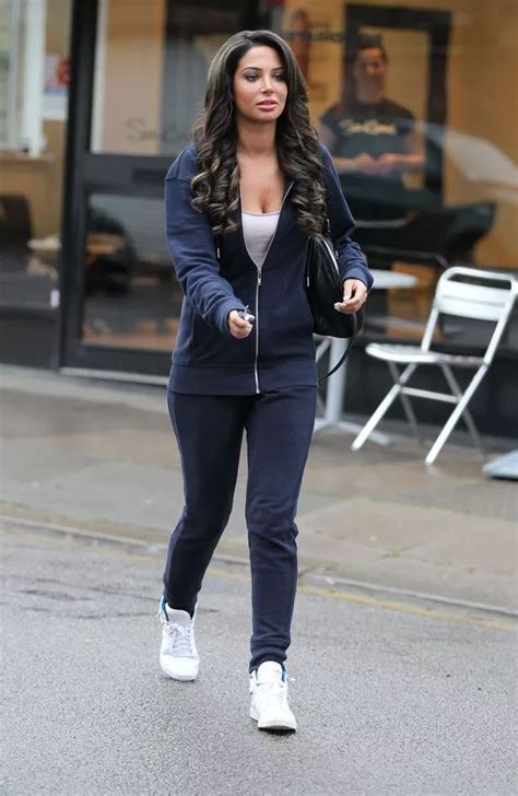 Tulisa Ditches The Gladrags For Her Favourite Tracksuit And Shows Off