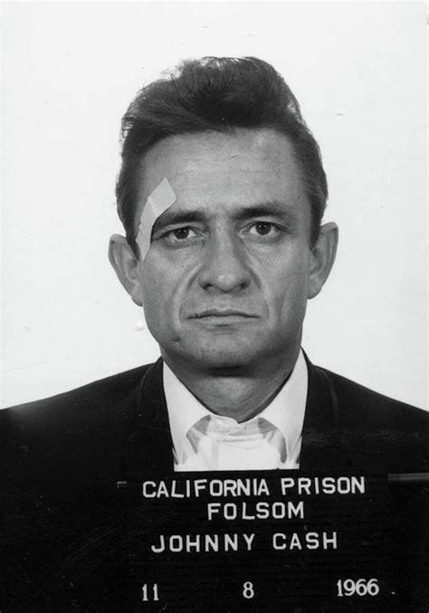 Johnny Cash Mugshot Photograph 11 X 16 Iconic 1966 Folsom | Etsy