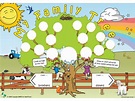 Family Tree Template for Kids | A Fun Activity Poster by Dixon Publishing