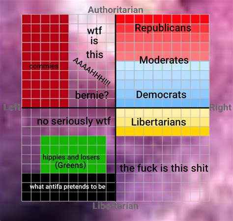 What An Uneducated American Sees When They See A Political Compass R