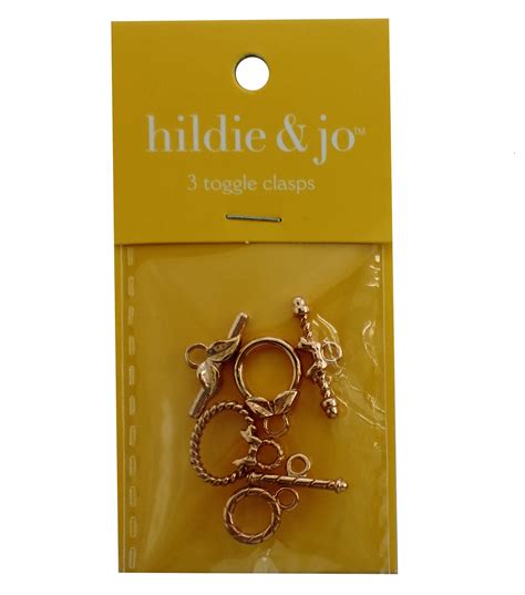 Blue Moon Findings Clasp Metal Toggle Assorted Pack Rose Gold Joann