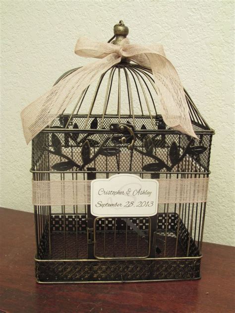 Wedding Bird Cages Card Holders Bird Cage Wedding Card Box With