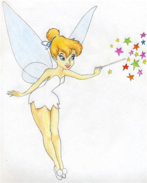 Easy Tinkerbell Drawing At Getdrawings Free Download