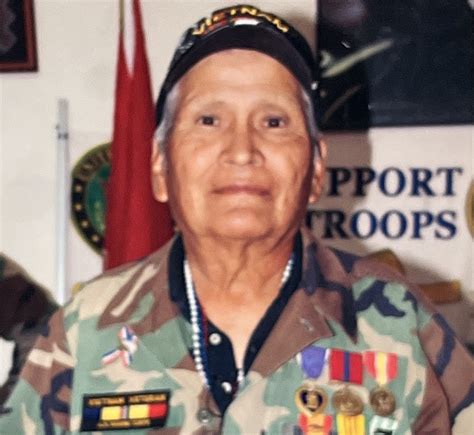 Flags Flown At Half Staff In Honor Of Vietnam War Veteran Navajo Hopi