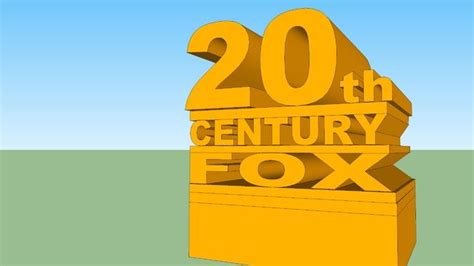 Large Preview Of 3d Model Of 20th Century Fox Logo 20th Century Fox