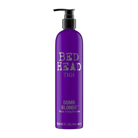 Bed Head By Tigi Dumb Blonde Purple Toning Shampoo For Brassy Blonde