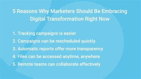 5 Reasons Why Marketers Should Embrace Digital Transformation Marmind