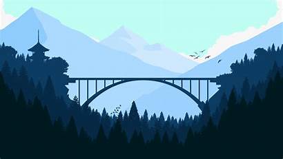 Minimalist 4k Forest Bridge Wallpapers Digital Minimalism