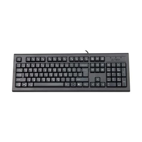 A4tech Kr 85 Black Wired Multimedia Fn Hotkeys Keyboard With Bangla