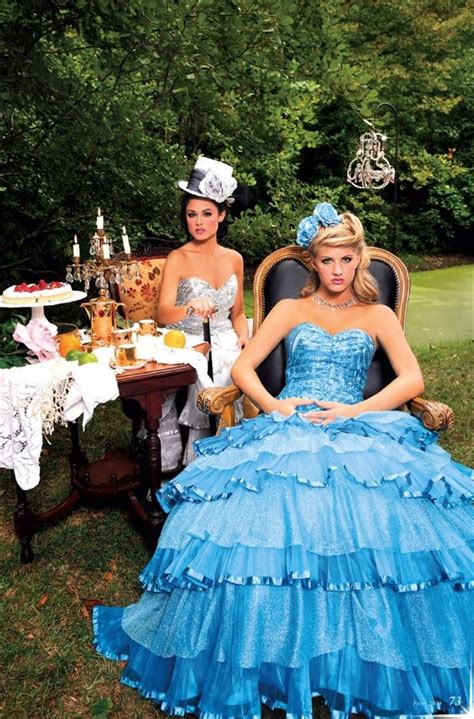 Haughty Ball Gown Alice And Sparkly Mad Hatter Themed Prom Dresses
