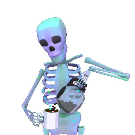 Animated Dancing Skeleton  Transparent