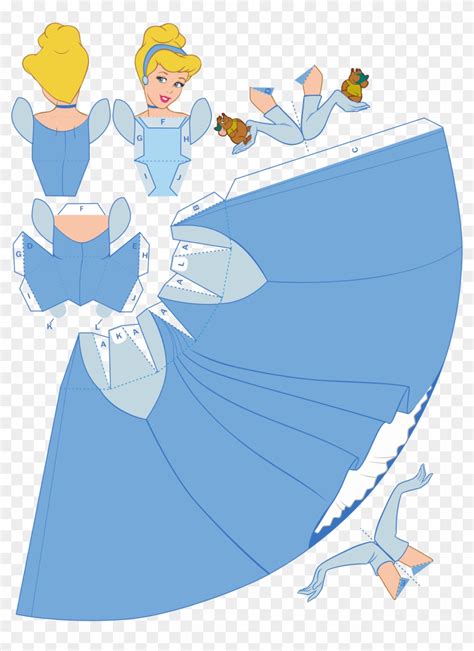 Download Disney Princess 3d Paper Dolls Clipart Png Download Pikpng