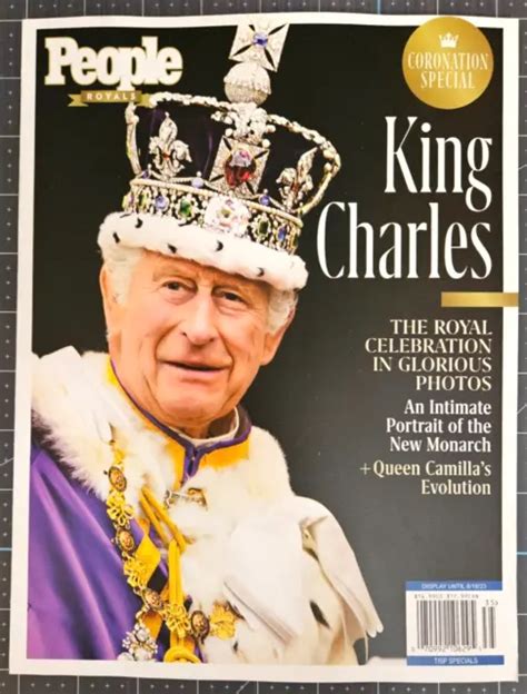 King Charles Iii Coronation Special People Royals Magazine 2023 Brand