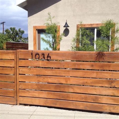 Horizontal Fence Ideas 20 Stylish Designs For Minimalist Home Fence