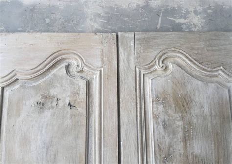 Two Pairs Of Matching Antique Cabinet Doors With Reclaimed Hardware For