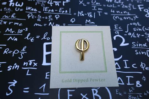 Golden Ratio Gold Lapel Pin In 2022 Lapel Pins Lapel Pin T