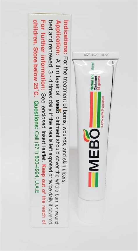 Mebo Burn Fast Pain Relief Healing Cream Leaves No Marks 15 Grams Buy