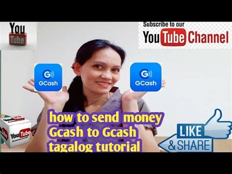 How To Send Money Gcash To Gcash Tagalog Tutorial Youtube