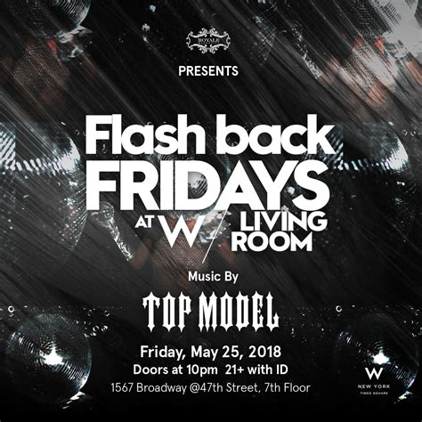 Top Model Flashback Fridays Royale Group
