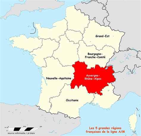 Auvergne Rhône Alpes Ligne De Partage