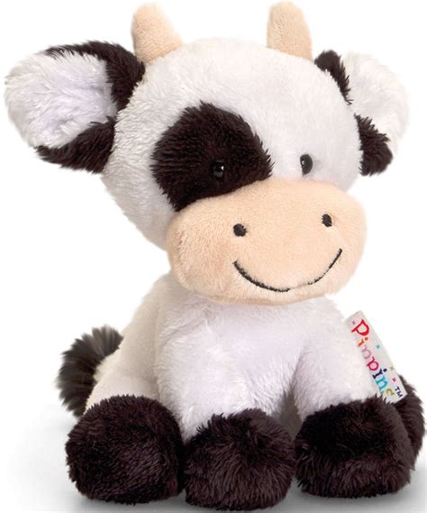 Keel Toys Pippins Cow 14cm Soft Toy Plush Farm Animal Babytoddler