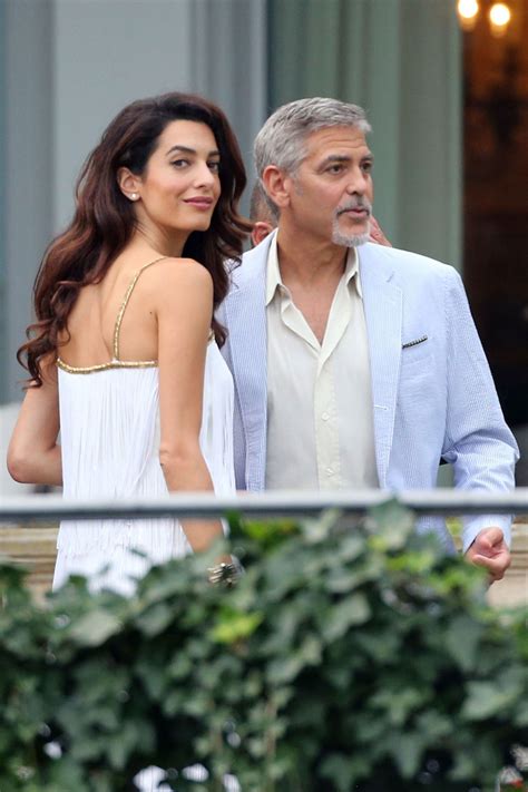 George And Amal Clooneys Twins Spotted In Public For The First Time—on