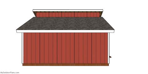 Double Pitched Roof Shed Plans Myoutdoorplans