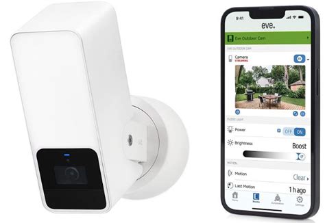 Eve Outdoor Cam Homekit Secure Video Floodlight Camera