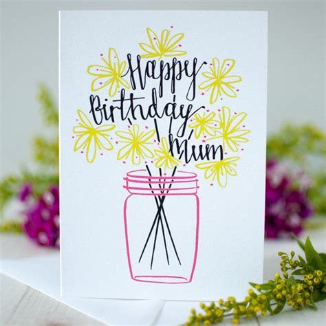 Happy Birthday Mum Card Betty Etiquette