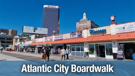 Atlantic City Boardwalk 04 02 2023 Youtube