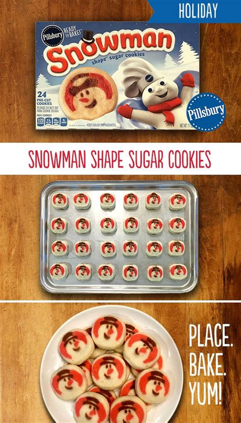 Pillsbury Sugar Cookies Snowman Pillsbury Ready To Bake Sugar Cookies