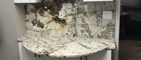 Delicatus Granite Countertops In Lakewood With Backsplash