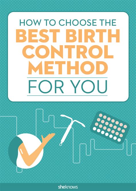 All Your Birth Control Options Explained In 1 Handy Chart Sheknows