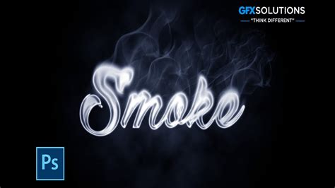 How To Make Smoke Text Effect In Photoshop Smoke Text Effect