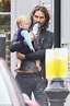 Russell Brand enjoys low-key stroll with daughter Mabel | Daily Mail Online