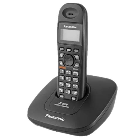 Pvc Panasonic Kx Tg3611sxb Cordless Landline Phone Black At Rs 2290