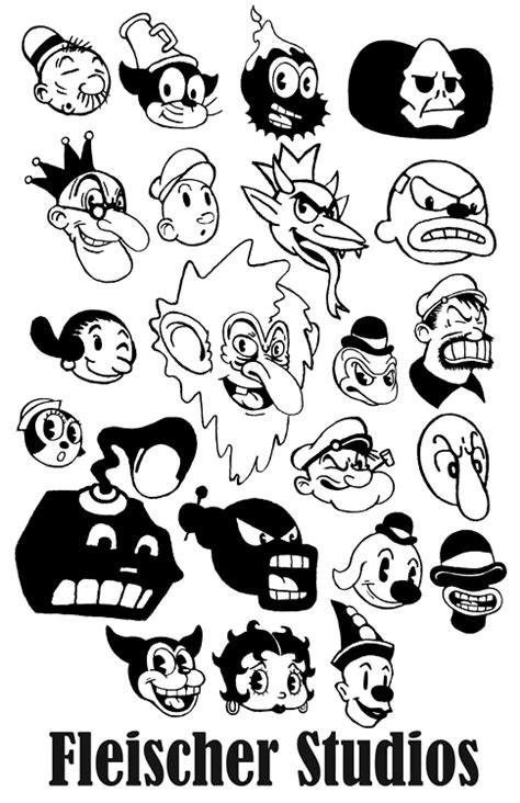 Character Cartoon Style Drawing Cartoon Styles Vintage Cartoon