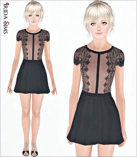 Irida Sims3 Dress 33 By Irida Sims 3 Downloads Cc Caboodle Sims