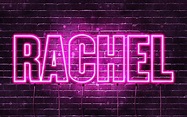 Download wallpapers Rachel, 4k, wallpapers with names, female names ...
