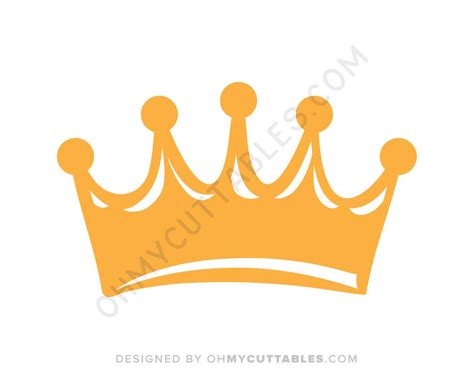 Crown SVG Free • OhMyCuttables