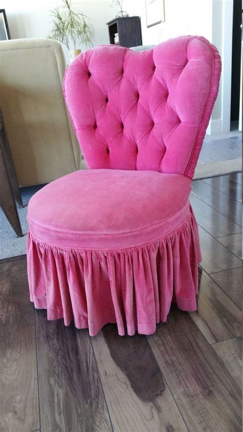 The mulder chair, with a poplar plywood structure, is upholstered in pink velvet with generous tufted upholstery. Hey, I found this really awesome Etsy listing at https ...