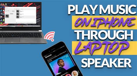 How To Stream Music From Iphone To Laptop Speaker Youtube