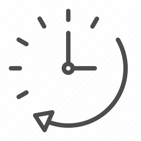 Around The Clock Arrow Clock Time Icon Download On Iconfinder