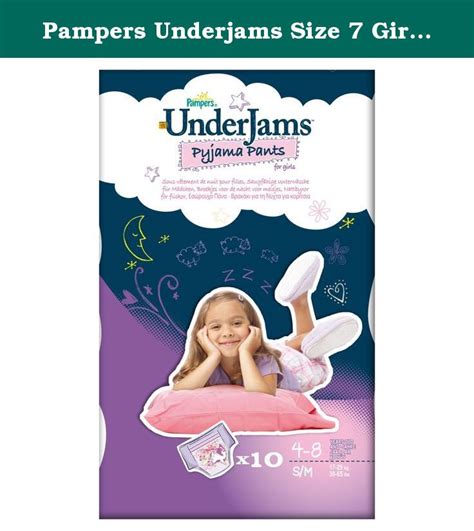Pampers Underjams Size 7 Girl 10 Pants Pack Of 4 Overnight