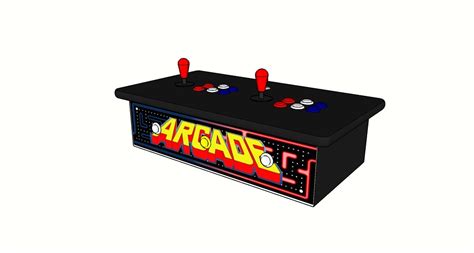 Great, big screen fun, but still fits through the door. Customisable Multi Game Fightstick Classic Arcade Machine ...