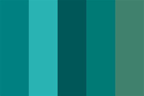 Tearing Teal Color Palette Created By Apfelstrudel That Consists