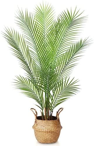 Kazeila Large Artificial Plants In Pot 110cm Artificial Palm Tree With